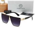 Versace Medusa Oversized Square Polarized Sunglasses