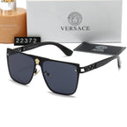 Versace Medusa Oversized Square Polarized Sunglasses