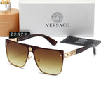 Versace Medusa Oversized Square Polarized Sunglasses