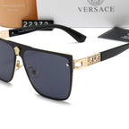 Versace Medusa Oversized Square Polarized Sunglasses