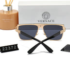 Versace Medusa Oversized Square Polarized Sunglasses