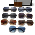 Gucci GG Double Bridge Square Polarized Sunglasses