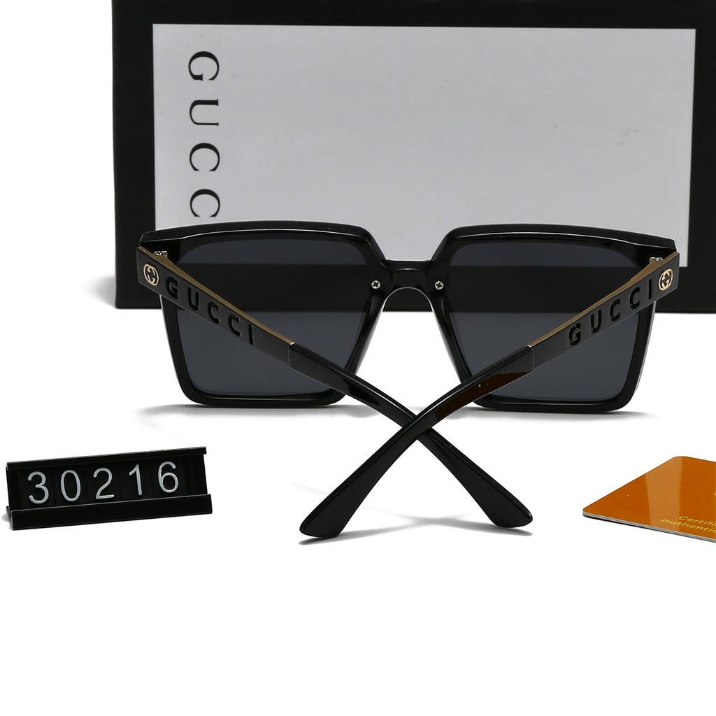GUCCI Geometric Square Polarized Sunglasses | Luxury UV400 Eyewear